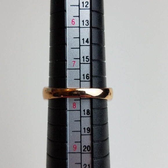 Purple gold plated over brass ring costume Jewelry - Picture 7 of 7